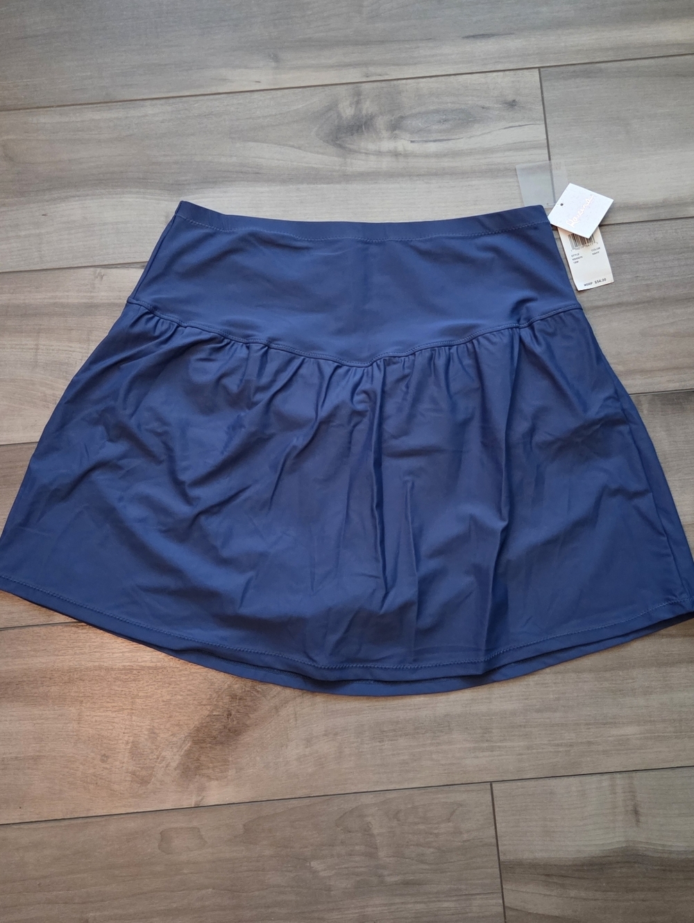 Raisins Navy Blue Skater Tennis Skirt with Wide Waistband